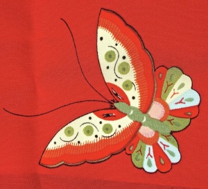 Metropolitan Museum of Art Pure Silk Butterfly Design Scarf